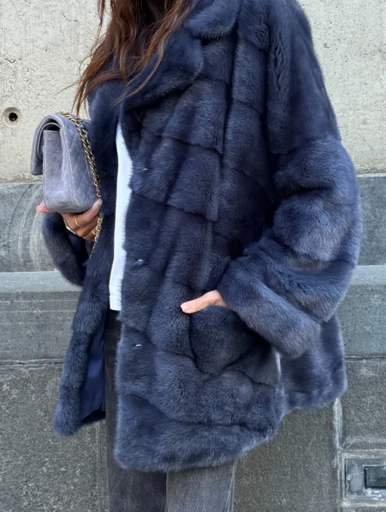 Короткая норковая шуба - автоледи - фото 1