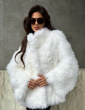 Шуба из альпаки - фото 0