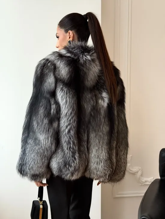 Шуба из чернобурки - фото 6