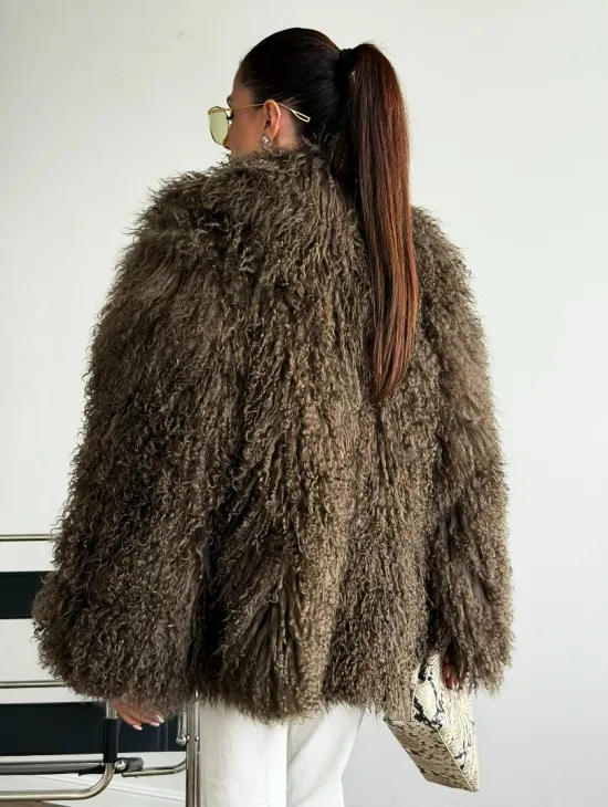 Шуба из лама - фото 8