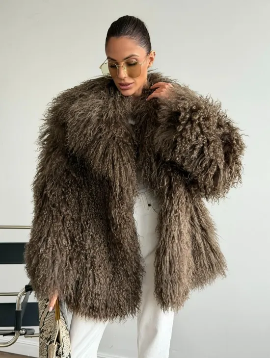 Шуба из лама - фото 10